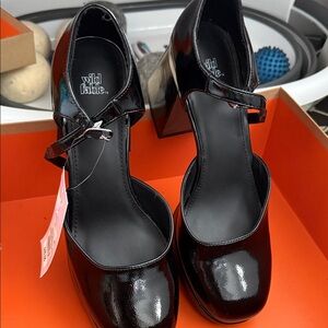 Wild Fable Glossy Black Heels